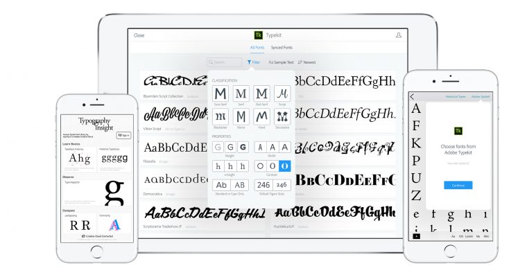 Typography Insight with Adobe Typekit